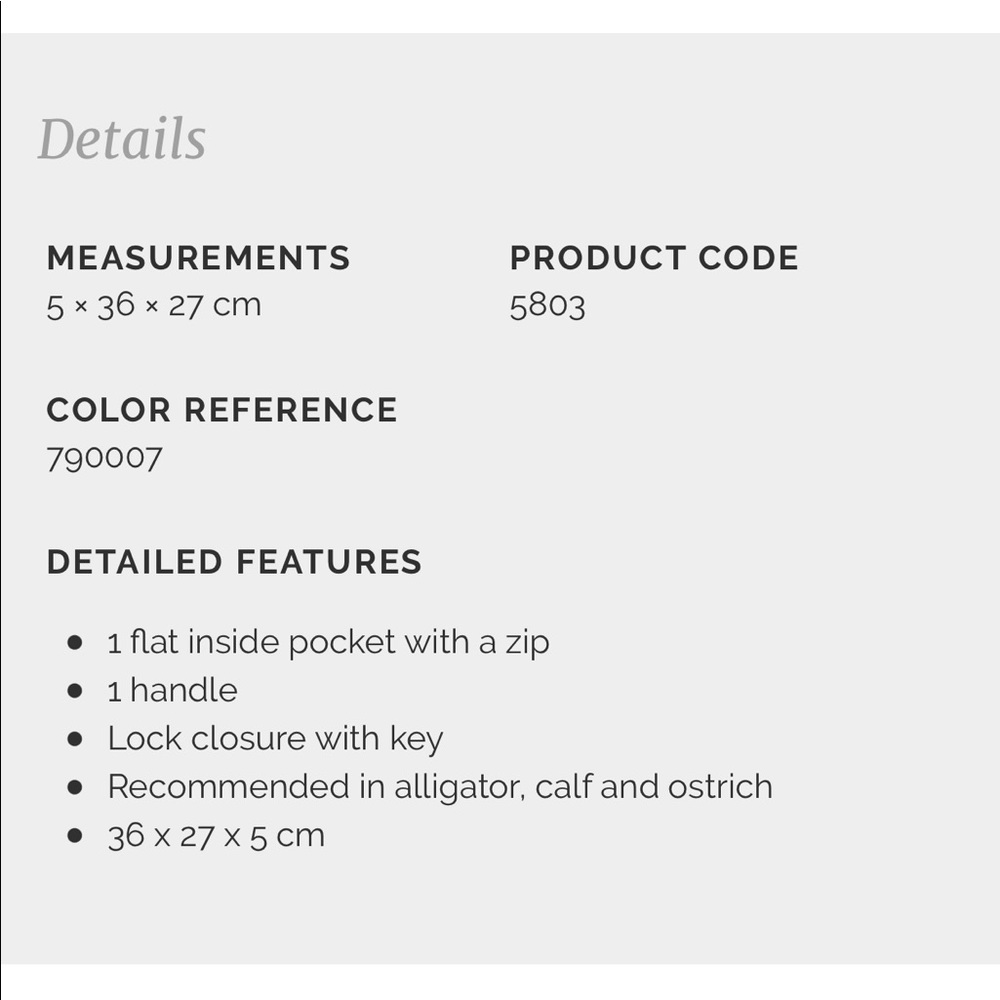 Jean Rousseau Blue Calf Leather Briefcase - Picture 4 of 16